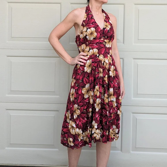 boden wrap jersey dress Nell Kimono Midi Jersey Dress-Navy, Elegant Blossom